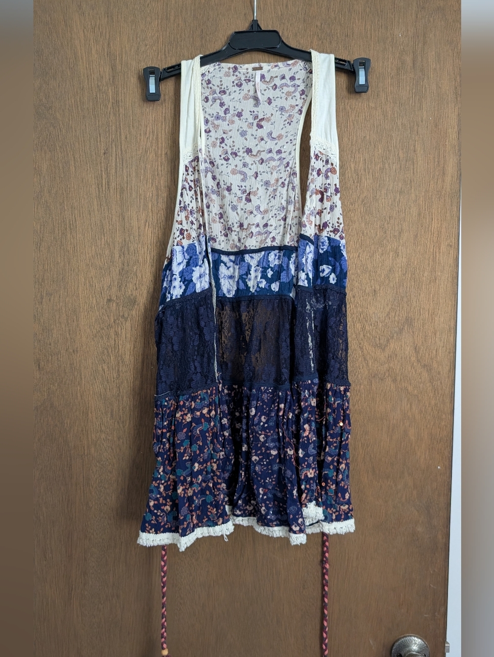 Free People Floral Lightweight Vest